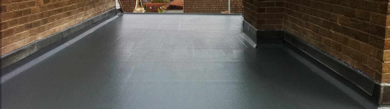 Smooth fibreglass roofing